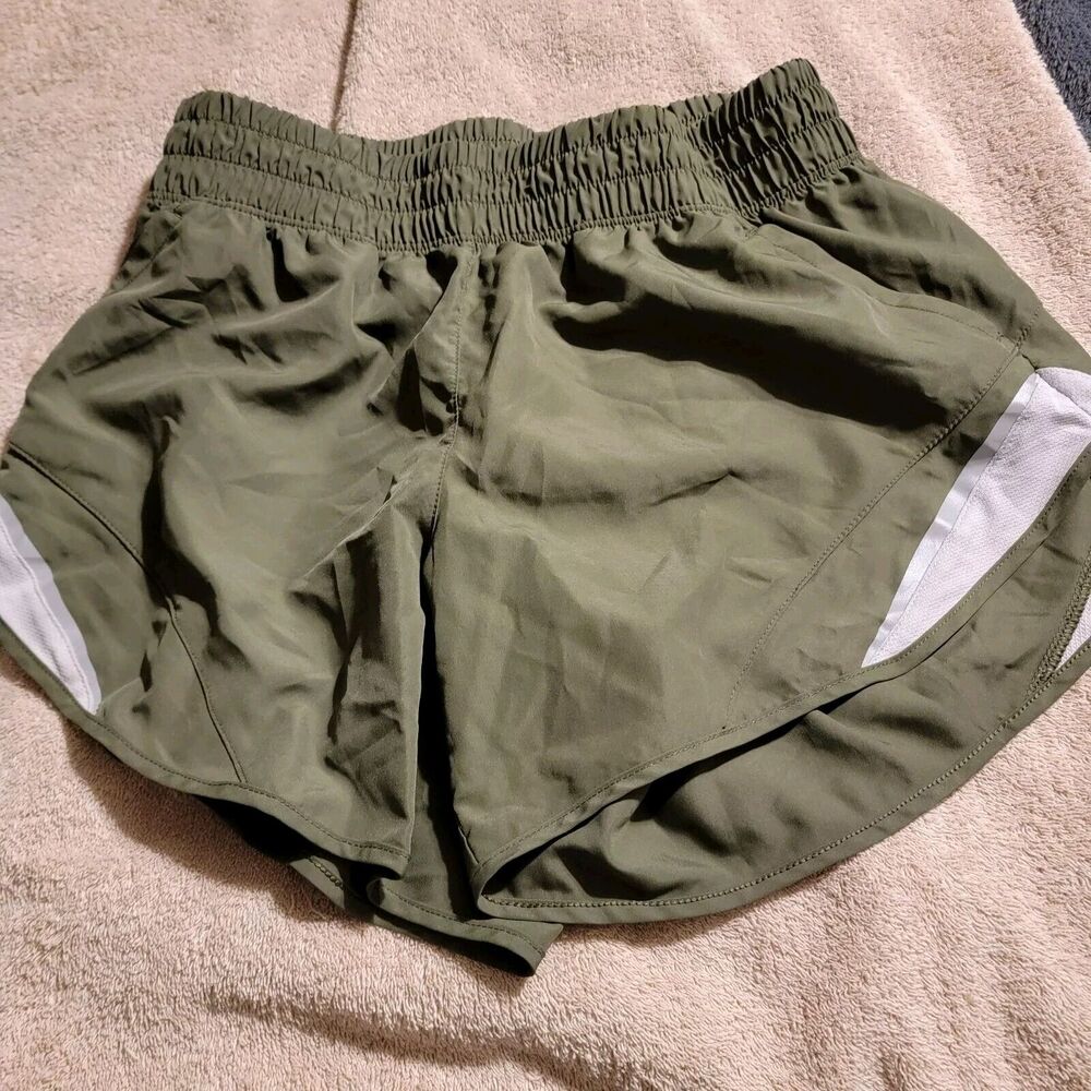 ATHLETIC WORKS DRIWORKS GREEN Running Shorts Size Medium 8-10 Green
